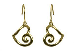 Heart Koru Earrings - Image 2