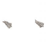 Frosted Fern Studs