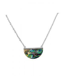 Paua Half Disc Necklace - Image 2