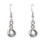 Triple Infinity Twist Earrings