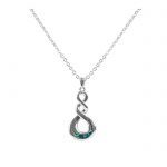 Triple Infinity Twist Necklace