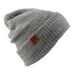 Wool Mix Ribbed Beanie