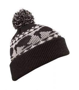 Kiwi Jacquard Pom Pom Beanie