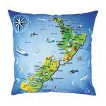 Map Cushion Cover NZ Collection