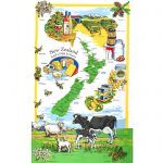 Milk and Honey Tea Towel