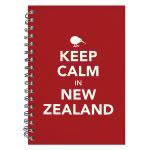 Keep Calm In New Zealand Spiral Notebook
