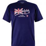 NZ Flag Embroidered Adults Tee