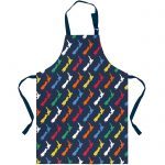 NZ Multi Colour Map Apron Large