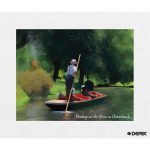 Punting On The Avon Canvas Print