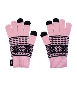 Snowflake NZ Jacquard Touchscreen Gloves - Image 2