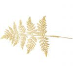 Spray Fern Gold Glitter