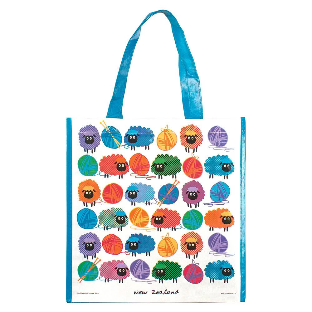 BAG724_Woolly_Brights_Shopping_Bag_Front_Web Woolly Brights Shopping Bag - Image 1