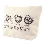 Caffeinated Kiwi Cosmetic Bag Medium