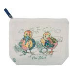 Quilted Kiwi Cosmetic Bag White Small