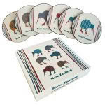 Carnival Kiwi Round Coasters