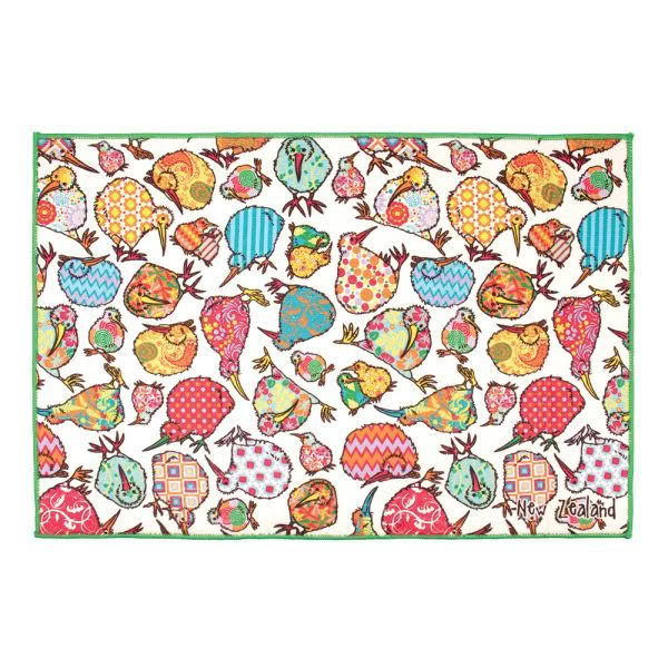 Kaleidoscope Kiwi Drying Mat