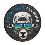 Cool Sheep Iron On Patch