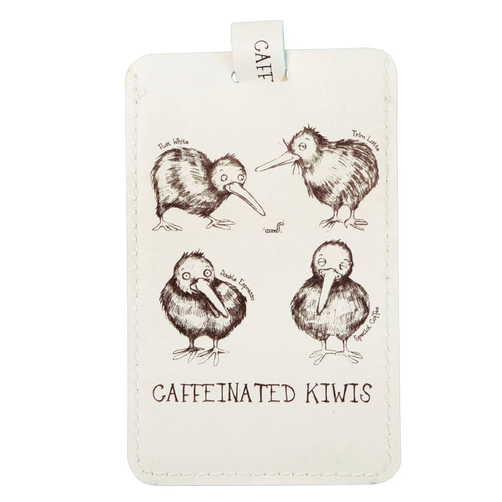 Caffeinated Kiwi Luggage Tag - Image 2