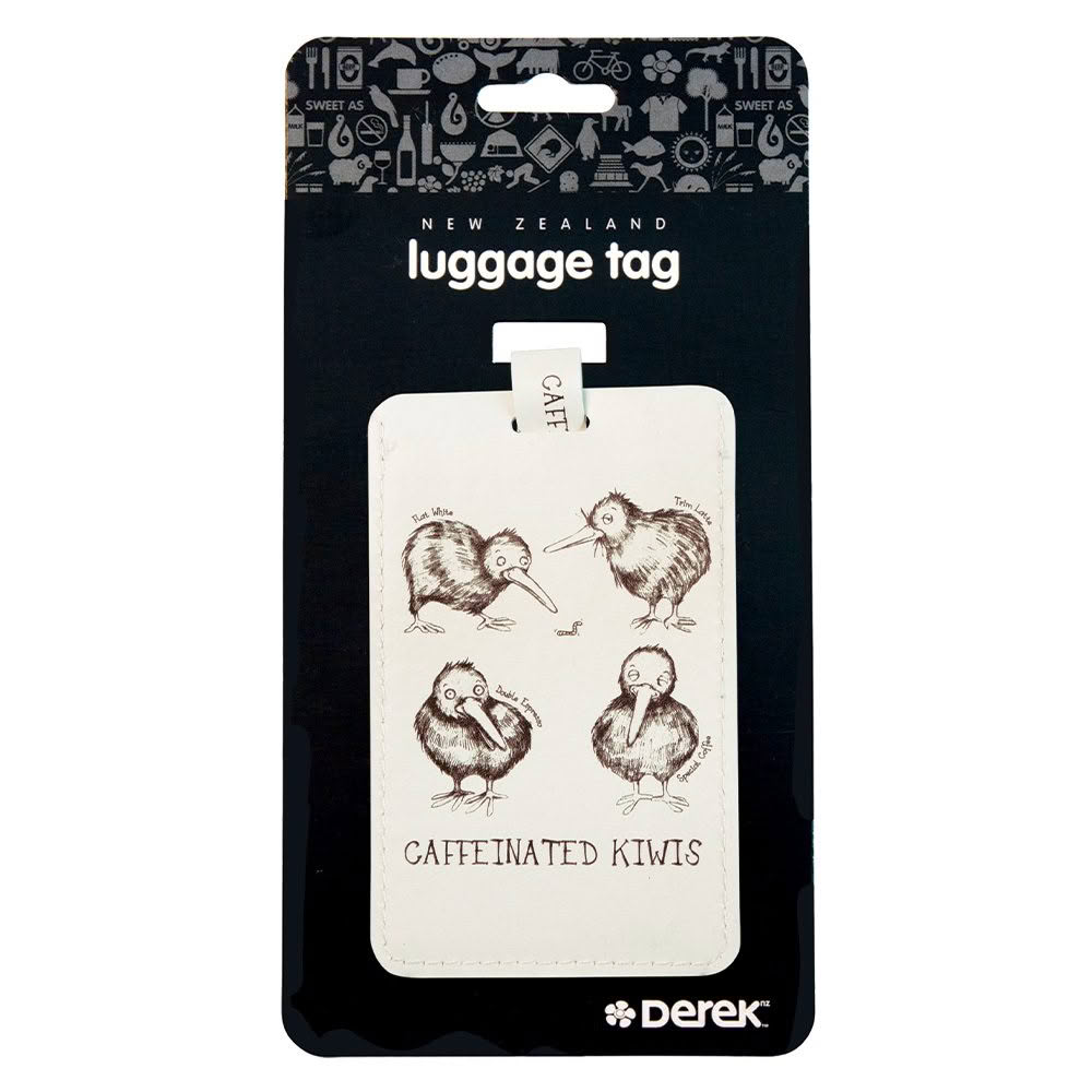 LT330_Web Caffeinated Kiwi Luggage Tag - Image 1