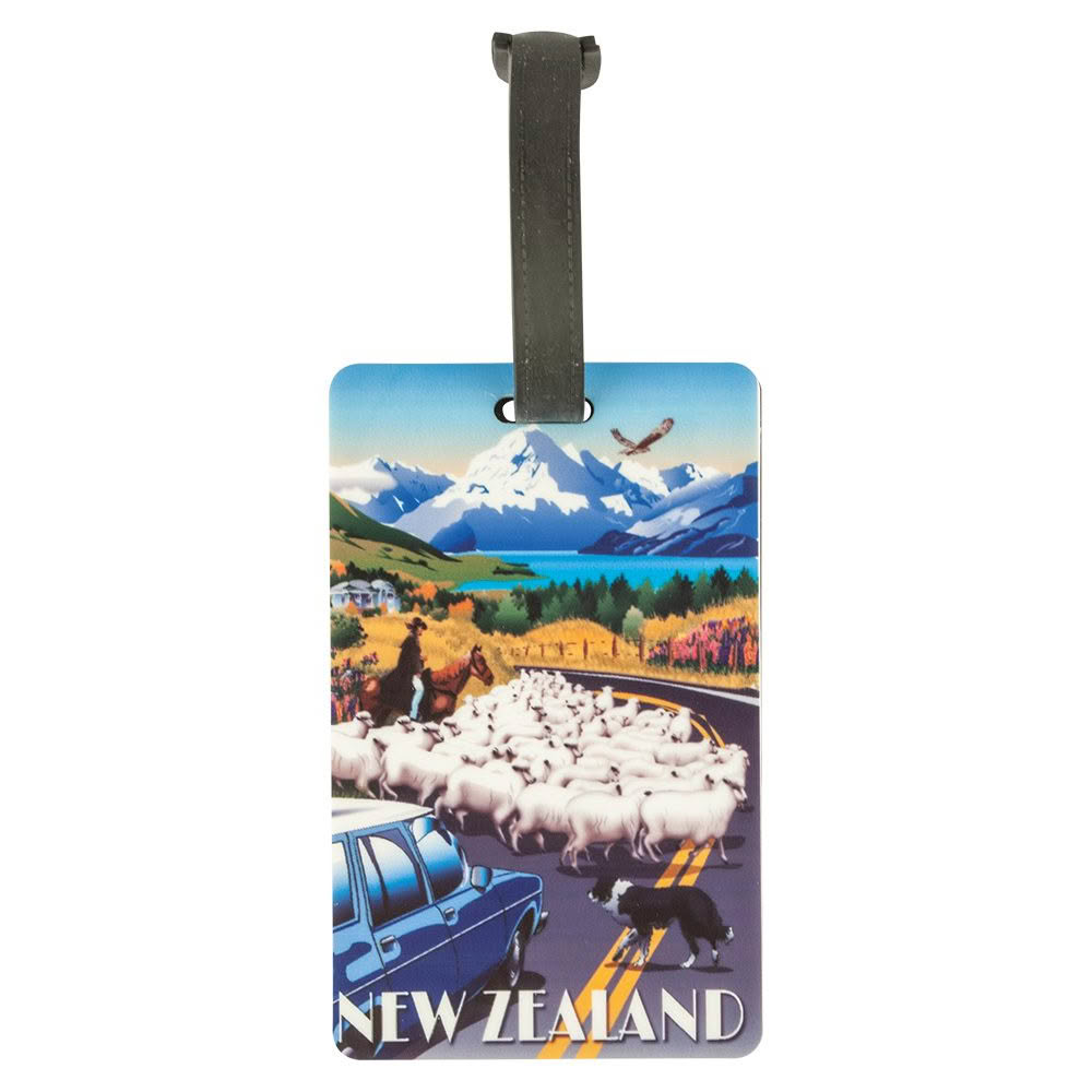 Sheep Muster Luggage Tag - Image 1