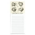 Caffeinated Kiwi Magnetic Notepad