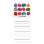 Woolly Brights Magnetic Notepad