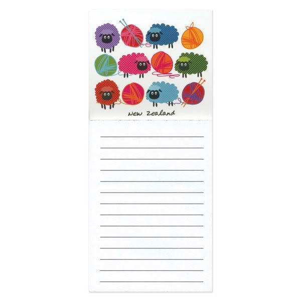 Woolly Brights Magnetic Notepad