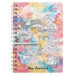 Watercolour Montage Spiral Notebook