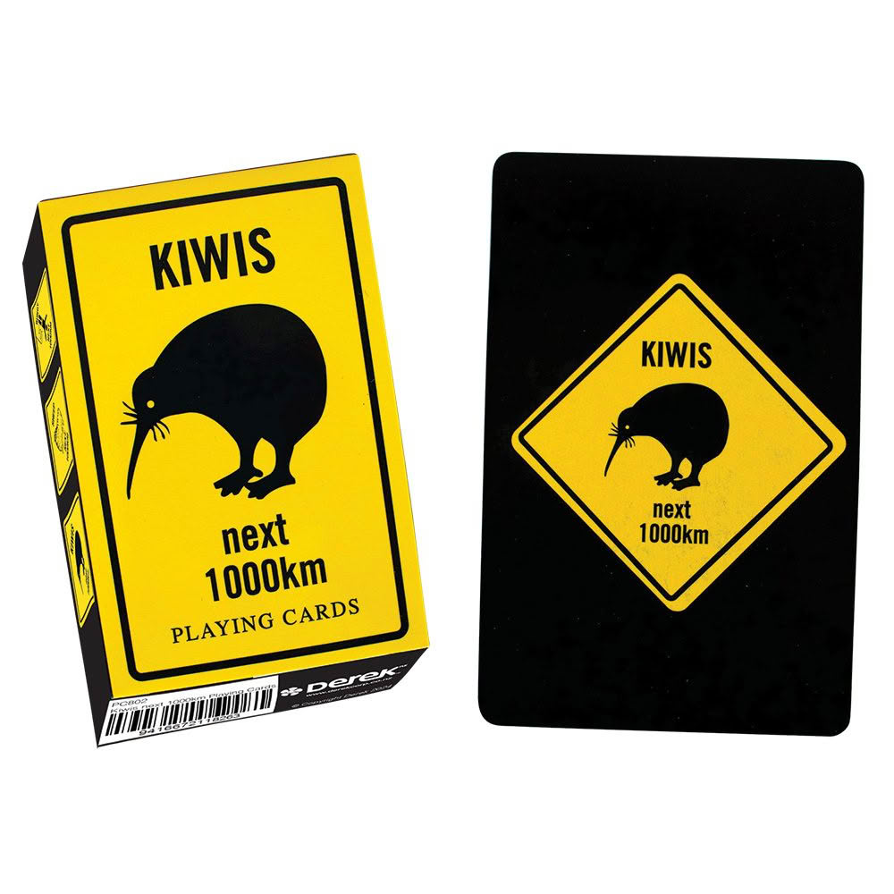 PC802 KIWIS NEXT PLAYING CARDS_Web Kiwis Next 1000km Playing Cards - Image 1