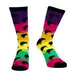 Rainbow Kiwi Crew Socks