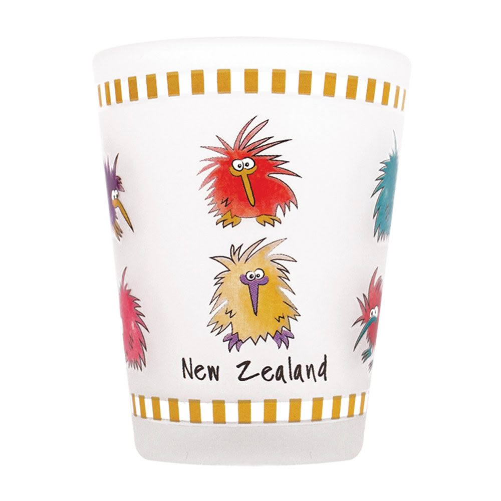 SS989 CRAZY KIWI SHOT GLASS_Web Crazy Kiwi Shot Glass - Image 1