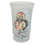 Quilted Kiwi Curved Shot Glass