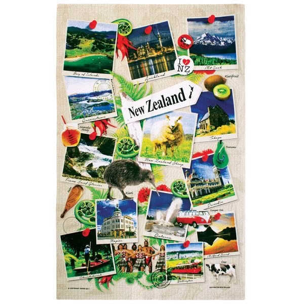 Destination New Zealand Tea Towel