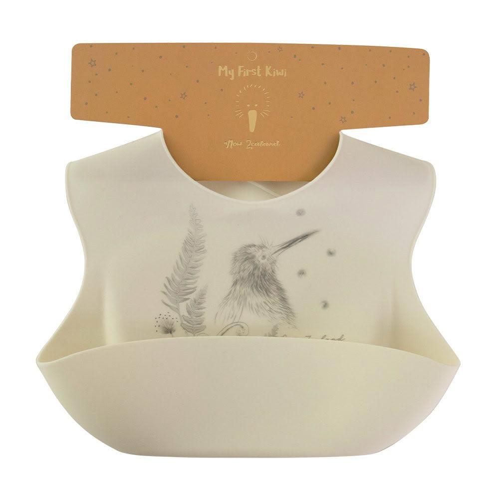 BB1034_Web Sketch Kiwi Baby Bib - Image 1