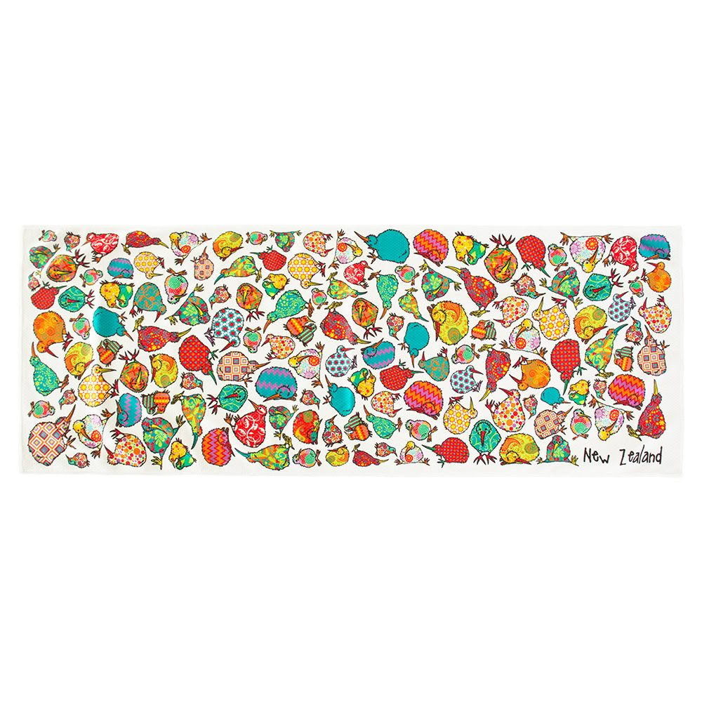 CT972_Web Kaleidoscope Kiwi Cooling Towel - Image 1