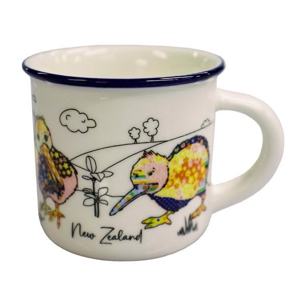 Quilted Kiwi Espresso Mug