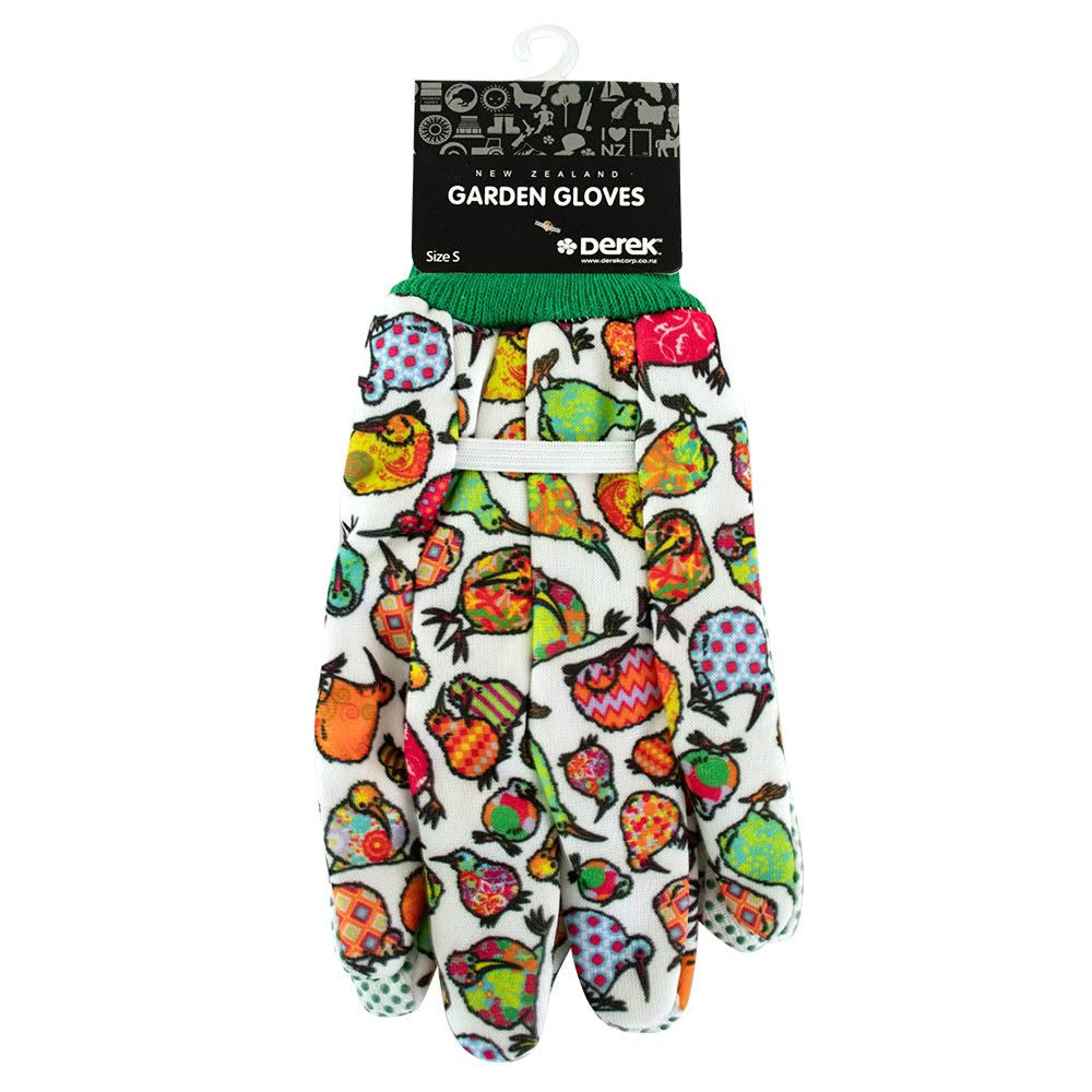GG972_Web Kaleidoscope Kiwi Garden Gloves - Image 1