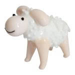 Glass NZ Sheep White Small