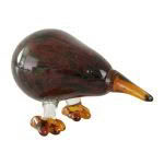 NZ Kiwi Glass Ornament Large
