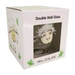 NZ Sheep Double Wall Glass 320ml - Image 2