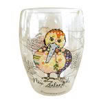 Quilted Kiwi Double Wall Glass 300ml