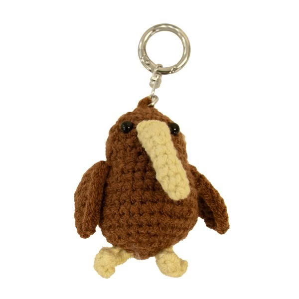 Crochet Kiwi Keyring