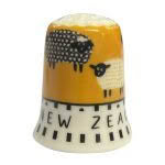 Counting Sheep Ceramic Thimble