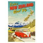 NZ Road Trip Tea Towel