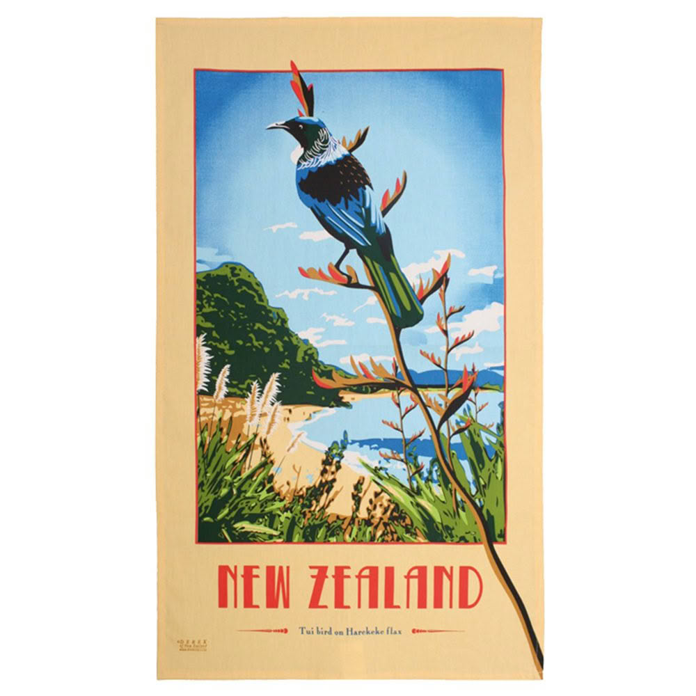 TT672_Web Tui Art Deco Tea Towel - Image 1