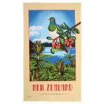 Kereru Art Deco Tea Towel