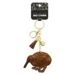 Kiwibird Rhinestone Bag Charm