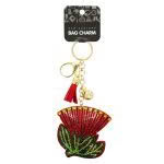 Pohutukawa Rhinestone Bag Charm