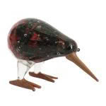 Glass NZ Kiwi Spotted Small