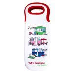 Retro Caravans Wine Cooler Bag